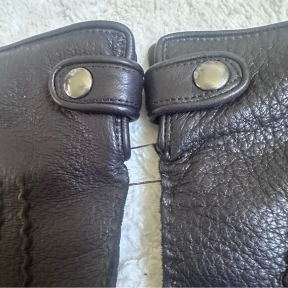 Martelli Glove Factory | Handcrafted Leather, Cashmere Lined Gloves | Size 8.5 - Picture 2 of 8